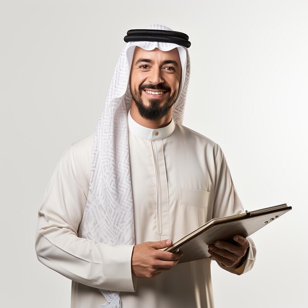 arabic teacher isolated white background 867452 15563